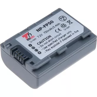 Akku T6 Power Sony NP-FP30, NP-FP50, 750mAh, 5,4Wh, grau