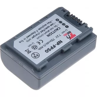 Akku T6 Power Sony NP-FP30, NP-FP50, 750mAh, 5,4Wh, grau