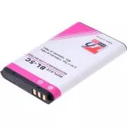 T6 Power-Akku für Nokia 6300, 6600, 5100, 1100, 3650, 6230, C1-01, C2-01, 1100 mAh, 4,1 Wh, Li-Ion