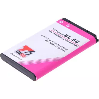 T6 Power-Akku für Nokia 6300, 6600, 5100, 1100, 3650, 6230, C1-01, C2-01, 1100 mAh, 4,1 Wh, Li-Ion T6 Power-Akku für Nokia 6300, 6600, 5100, 1100, 3650, 6230, C1-01, C2-01, 1100 mAh, 4,1 Wh, Li-Ion