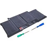 Akku T6 Power für Apple MacBook Air 13 2011, 2012, 2013, 2014, 2015, 7150mAh, 54Wh, 4Zellen, Li-pol