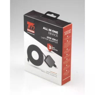 T6 Power Universal-Laptop-Adapter, 65W, USB-C T6 Power Universal-Laptop-Adapter, 65W, USB-C