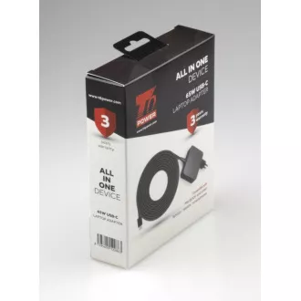 T6 Power Universal-Laptop-Adapter, 65W, USB-C T6 Power Universal-Laptop-Adapter, 65W, USB-C