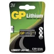 Lithium-Batterie GP CR123A – 1 Stück