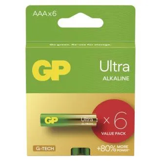 GP Alkaline-Batterien ULTRA AAA (LR03)- 6 Stück GP Alkaline-Batterien ULTRA AAA (LR03)- 6 Stück