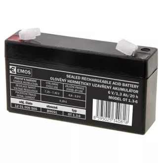 Akkumulator SLA 6V/1,3Ah FA -4,7mm