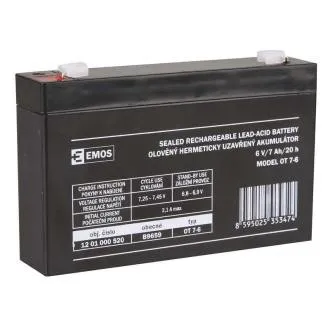 Akkumulator SLA 6V/7Ah FA-4,7mm Akkumulator SLA 6V/7Ah FA-4,7mm