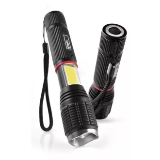LED-Taschenlampe P3111, 5W 230Lm  3W COB   Magnet