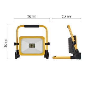 EMOS TRAGBARER WIEDERAUFLADBARER LED-SCHEINWERFER ACCO 30W,3000LM,IP54 EMOS TRAGBARER WIEDERAUFLADBARER LED-SCHEINWERFER ACCO 30W,3000LM,IP54