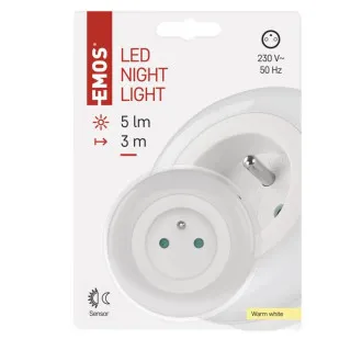 EMOS LED-Nachtlicht P3320, Nachtsensor EMOS LED-Nachtlicht P3320, Nachtsensor