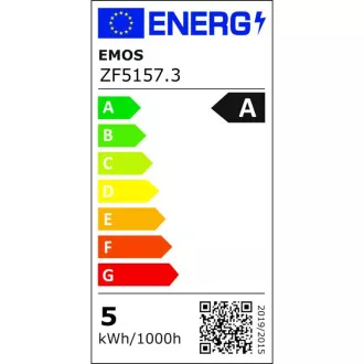 LED-Lampe A60/E27/5W/75W/1060lm/warmweiß 3KS