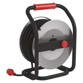 EMOS TROMMEL METALL 50M,4Z; 1,5MM, GUMMI/GUMMI EMOS TROMMEL METALL 50M,4Z; 1,5MM, GUMMI/GUMMI