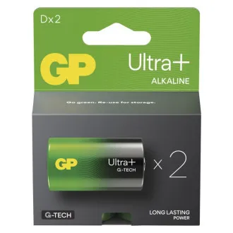 GP Alkalibatterie ULTRA PLUS D (LR20) - 2 Stück GP Alkalibatterie ULTRA PLUS D (LR20) - 2 Stück