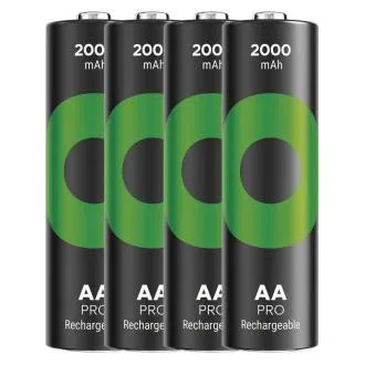 GP Wiederaufladbare Batterie. ReCyko Pro AA (HR6) 2000mAh - 4 Stück GP Wiederaufladbare Batterie. ReCyko Pro AA (HR6) 2000mAh - 4 Stück
