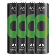 GP Wiederaufladbare Batterie. ReCyko Pro AA (HR6) 2000mAh - 4 Stück