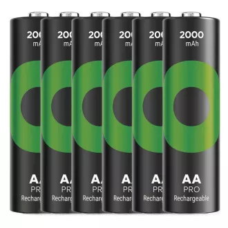GP Wiederaufladbare Batterie. ReCyko Pro AA (HR6) 2000mAh - 6 Stück GP Wiederaufladbare Batterie. ReCyko Pro AA (HR6) 2000mAh - 6 Stück