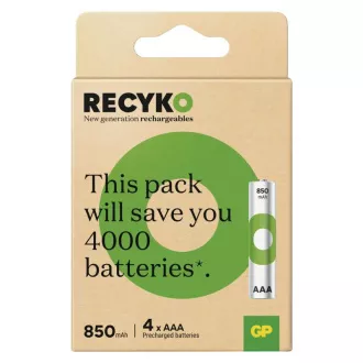 GP ReCyko 850 AAA wiederaufladbare Batterie (HR03)-4Stück