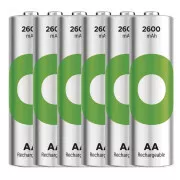 GP Wiederaufladbare Batterie. ReCyko 2600 AA (HR6) - 6 Stück