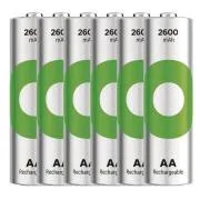 GP Wiederaufladbare Batterie. ReCyko 2600 AA (HR6) - 6 Stück