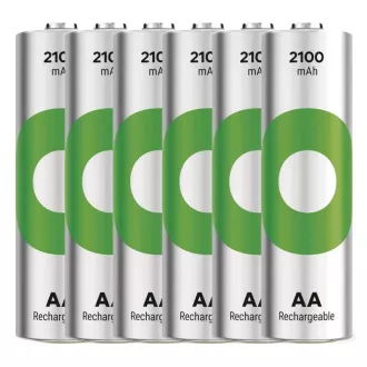 GP Wiederaufladbare Batterie. ReCyko 2100 AA (HR6) - 6 Stück