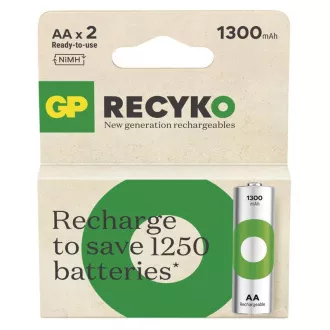 GP Wiederaufladbare Batterie. ReCyko 1300 AA (HR6) - 2St.