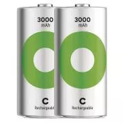 GP Wiederaufladbare Batterie. ReCyko 3000 C (HR14) - 2 St.