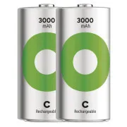 GP Wiederaufladbare Batterie. ReCyko 3000 C (HR14) - 2 St.