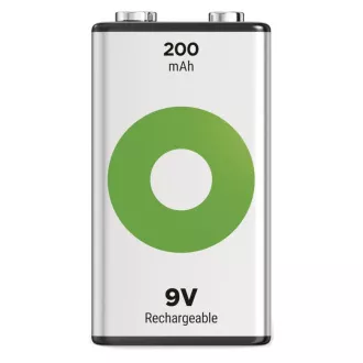 GP Wiederaufladbare Batterie. ReCyko 200 (9V) - 1St.