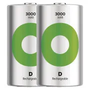 GP Wiederaufladbare Batterie. ReCyko 3000 D (HR20) - 2 Stk.