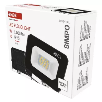 EMOS LED-Reflektor SIMPO 10W, 1000Lm, 4000K EMOS LED-Reflektor SIMPO 10W, 1000Lm, 4000K