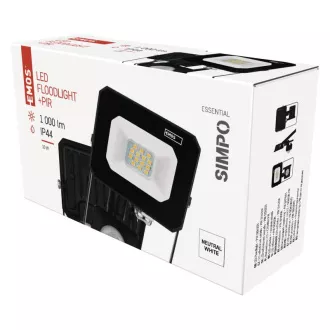 EMOS LED REFLECTOR SIMPO 10W, 1000Lm, 4000K, PIR EMOS LED REFLECTOR SIMPO 10W, 1000Lm, 4000K, PIR