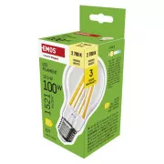 EMOS LED FLM A60 10,5W(100W) 1521lm E27 WW