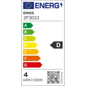 EMOS LED FLM KERZE 3,4W(40W) 470lm E14 WW EMOS LED FLM KERZE 3,4W(40W) 470lm E14 WW