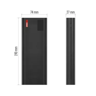 EMOS PWB NTBF30 27000MAH 100W PD 1×USB-C 1×USB-A EMOS PWB NTBF30 27000MAH 100W PD 1×USB-C 1×USB-A