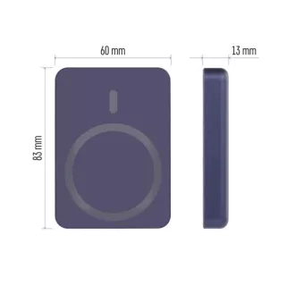 EMOS POWERBANK WI 522, kabelloses Laden 20W, 5.000mAh, BLAU, 1xUSB-C EMOS POWERBANK WI 522, kabelloses Laden 20W, 5.000mAh, BLAU, 1xUSB-C