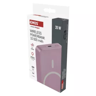 EMOS POWERBANK WI1046, kabelloses Laden 20W, 10.000mAh, SALT, 1xUSB-C EMOS POWERBANK WI1046, kabelloses Laden 20W, 10.000mAh, SALT, 1xUSB-C