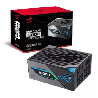 ASUS ROG THOR 1600/1600W/ATX 3.1/80PLUS Titanium/Modular/Retail ASUS ROG THOR 1600/1600W/ATX 3.1/80PLUS Titanium/Modular/Retail
