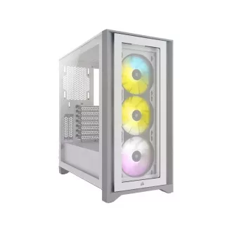 CORSAIR iCUE 4000X RGB TG Mid-Tower, weiß CORSAIR iCUE 4000X RGB TG Mid-Tower, weiß
