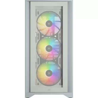 CORSAIR iCUE 4000X RGB TG Mid-Tower, weiß CORSAIR iCUE 4000X RGB TG Mid-Tower, weiß