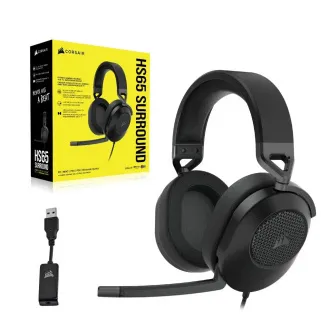 CORSAIR HS65 SURROUND/7.1/Klinke/Kabel/Schwarz CORSAIR HS65 SURROUND/7.1/Klinke/Kabel/Schwarz