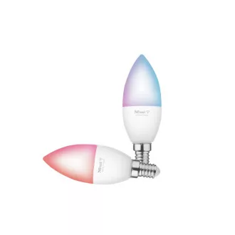 Trust Smart WiFi LED RGB&weiß Ambiente Glühbirne E27 - farbig / 2pcs