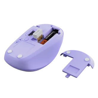 TRUST Yvi Multi-Device/Büro/Optisch/1 600 DPI/USB BT/Lila TRUST Yvi Multi-Device/Büro/Optisch/1 600 DPI/USB BT/Lila