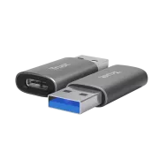 TRUST CALYX USB-A zu USB-C ADAPTER 2pack