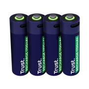 TRUST USB-C WIEDERAUFLADBARE BATTERIEN 4P - AA