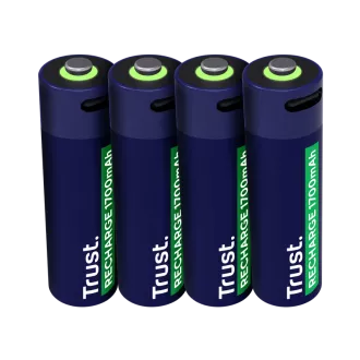 TRUST USB-C WIEDERAUFLADBARE BATTERIEN 4P - AA TRUST USB-C WIEDERAUFLADBARE BATTERIEN 4P - AA