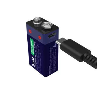 TRUST USB-C WIEDERAUFLADBARE BATTERIE - 9V TRUST USB-C WIEDERAUFLADBARE BATTERIE - 9V