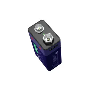TRUST USB-C WIEDERAUFLADBARE BATTERIE - 9V TRUST USB-C WIEDERAUFLADBARE BATTERIE - 9V