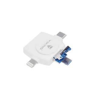VIKING SPEICHERKARTENLESER V4 USB3.0 4V1 weiß