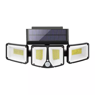Solar-LED-Außenleuchte mit Bewegungssensor VIKING S180/1200lm/2200mAh/3 Modi/IP65 Solar-LED-Außenleuchte mit Bewegungssensor VIKING S180/1200lm/2200mAh/3 Modi/IP65