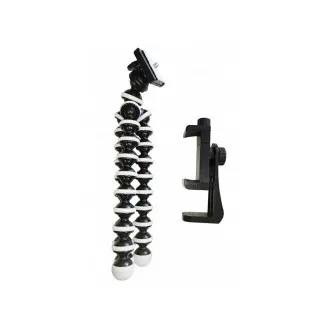 Reisestativ VIKING Stativ 4D/Länge 25,5cm/flexibles, strapazierfähiges Gummi/max. Belastung 2kg/Feststellschraube 1/4" Reisestativ VIKING Stativ 4D/Länge 25,5cm/flexibles, strapazierfähiges Gummi/max. Belastung 2kg/Feststellschraube 1/4"